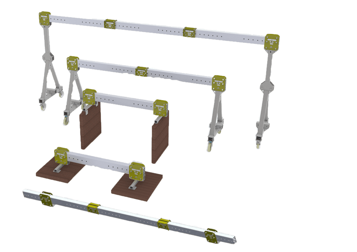 Pórtico de Suspensión BEEPA — Pórtico de suspensión de aluminio · 1.000 kg