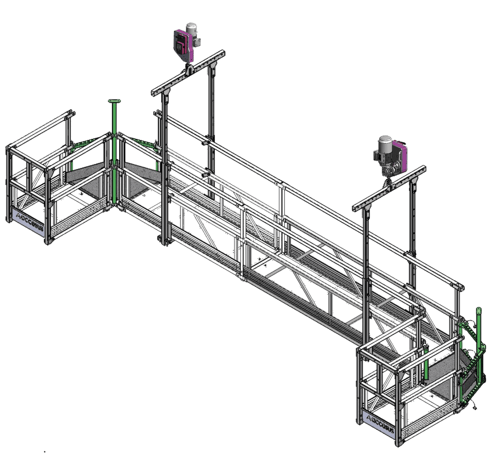 Komplet Balkon — Plataforma suspendida para balcones y voladizos